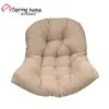 Cojín para Cesta Colgante de Exterior Repelente al Agua Silla Nido de Pájaro Silla de Ratán Cojín para Cuna Cojín para Sillón Reclinable