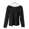 [Alta calidad] Calentamiento de Ropa interior térmica de terciopelo para mujer ropa de otoño pantalones largos camisa base de lana seda para mujer traje cálido