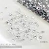 Pedras Strass Formato Mini Flat-Back Decorações para Nail Art Celebridade da Internet Super Brilho Tamanho Pequeno Coração Borboleta Gota D'água Preenchimento Strass Acessórios Mistos