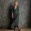 2025 Ropa Europea y Americana Transfronteriza Elegante Vestido Camisa a Cuadros de Manga Larga Moda Vestido Camisa a Cuadros