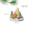 Decoraciones Navideñas de Madera Decoración para el Hogar en Fiestas Artesanías de Madera Hueca Adornos Colgantes Colgantes para Árbol de Navidad Estilo Popular