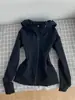Chamarra Negra con Capucha Ajustada para Mujer, Estilo Nuevo de Principios de Otoño 2026, Sudadera Adelgazante Estilo Coreano con Cintura Ajustable