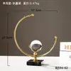 Ornamento Criativo de Bola de Cristal Tartaruga Folha para Entrada Gabinete de TV Escritório Sala de Estar Armário de Vinho Artesanato de Metal para Casa