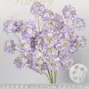 Flores Artificiais Coloridas Estilo Monet Flores Falsas Atacado Verde Roxo Arranjo de Casamento Cenário Decoração de Paisagismo