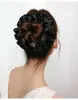 Scrunchie de Cetim com Borda de Cristal de Alta Qualidade Feito à Mão para Mulheres, Novo Estilo de Acessório de Cabelo de Celebridade da Internet Coreana, Elástico de Cabelo, Flor de Cabelo para Mulheres