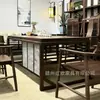 Mesa de Chá Sólida de Nogueira, Estética Estilo Song, Sala de Estar, Escritório em Casa, Mesa para Preparo de Chá, Estilo Zen Chinês, Mesa para Cerimônia de Chá Kung Fu