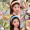 Diadema de Esponja de Color Macarrón para Mujer, Versátil para Salir, Nuevo Estilo 2026 Diadema Alta para Lavarse la Cara