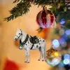 Nueva Decoración Interior de Coche Acrílica Plana Adornos Transfronterizos Set de Perro y Caballo Decoración Navideña para el Hogar Gato Lindo Ardilla 2D