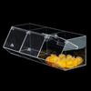 Caixa Display Quadrada de Acrílico Transparente Personalizada com Tampa Selada Para Supermercado e Armazenamento de Doces e Lanches em Casa