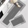 Dropshipping Transfronterizo Cocina Tira Larga Diatomeas Alfombrilla Antideslizante Absorbente de Aceite y Agua Alfombrilla para Pies Antideslizante Felpudo para Entrada