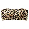 Sutiã Adesivo Sem Costura Hot-Selling Transfronteiriço para Mulheres, Estampa de Leopardo Sexy, Costas Bonitas, Push-Up para Seios Pequenos, Sutiã Sem Fio