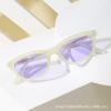 Gafas de sol estilo WANG Jiaer libro rojo pequeño estilo coreano gafas rectangulares moda personalidad masculina retro cara redonda gafas de sol para fotografía callejera