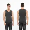 Camiseta interior térmica sin costuras para hombre, forrada de polar, corte ajustado, capa base cálida, sin mangas, chaleco de polar alemán, ropa interior