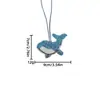 Colgante de cordón de concha de caracola y ballena con cuentas hecho a mano, accesorio de bordado de cuentas estilo oceánico para decoración de bolsos y ropa