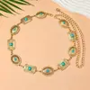 Cadena de Cintura Estilo Bohemio Retro Europeo y Americano Cadena Metálica para el Vientre Accesorios de Cinturón Cadena Corporal para Mujer