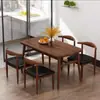 Conjunto de Mesa e Cadeiras Pequeno Doméstico Retangular Mesa e Cadeiras Comercial Loja de Café da Manhã Mesa e Cadeiras Restaurante Fast Food Cadeira Chifre de Ferro
