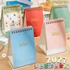 Calendario de Escritorio Pequeño Inglés al por Mayor 2026 Simple Color Sólido Calendario Morandi Adorno Pequeño de Mensaje de Notas de Escritorio