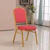 Silla para Banquetes Silla de Hotel Mesa y Sillas para Eventos de Banquetes Reunión Silla de General con Respaldo Rojo Mesa y Sillas para Comedor de Restaurante