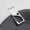 Chaveiro de Aço Inoxidável Fivela de Cintura Masculina Abridor de Garrafa Chaveiro de Carro Mosquetão para Exterior Pingente Fivela de Garrafa de Água