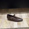 Mary Jane Salto Alto Estilo Francês Celebridade da Internet Sapatos Internos para Aumentar a Altura 2025 Outono Novo Sapatos de Couro Pequenos