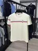 Camiseta de Manga Corta para Hombre Estilo Coreano Nuevo de Verano con Bordado de Pony, Top Cómodo a Rayas Estilo Old Money para Hombre Venta al por Mayor