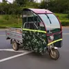 Toldo Transparente para Para-brisa de Cortina de Chuva Traseira Esquerda e Direita para Triciclo Elétrico Veículo Elétrico de Entrega Toldo Modificado Frete Grátis