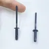 Clavo remache de cabeza redonda de aluminio tipo linterna 4*14*8 todo aluminio remache de linterna núcleo de tracción remache de pintura negra
