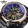T-WINNER ganador A6 reloj de hombre europeo y americano moda hueco genial mecánico agua automático reloj mecánico