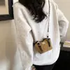Bolso de Mano para Niña Estilo Chanel con Cadena y Hebilla 2026 Moda Retro Chic Bolso Cruzado Mini de un Solo Hombro para Debajo del Brazo