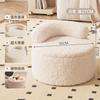 Taburete redondo con respaldo, taburete para cambiar zapatos, taburete para sofá, mesa de centro para sala de estar, taburete bajo, banco pequeño, taburete pequeño de estilo crema para el hogar.