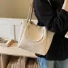 Bolsa Saco Moda Bolsa Sensação Versátil Nova Para Ir ao Trabalho Popular Bolsa Transversal Grande Capacidade Bolsa Feminina 2026 Tecida Ombro Único