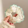 Todo tipo de colecciones de anillos para coleta de intestino grueso encaje de borde de flor pequeña rota cuerda para el pelo de intestino grueso coreana linda red-hot cuerda para el pelo de chica dulce