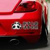 Novato no volante adesivos de carro motoristas mulheres por favor cuidem mais dos adesivos do carro personalidade do carro criativo engraçado texto decoração prática