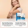 Oceaura Bastão Esfoliante Corporal com Ácido Salicílico Limpa e Suaviza a Pele do Corpo, Bastão Hidratante e Iluminador Diário
