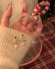 Edição de Natal! Brincos de zircônia para árvore de Natal, nicho, requintados, leve luxo, temperamento, design de coração de menina, tarrachas de orelha, brincos
