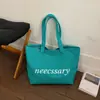 Bolso de Mano de Lona Simple Nuevo 2026, Gran Capacidad, Bolso de Hombro Casual Diario para Oficinistas, Bolso Tote de Nicho