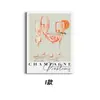 Pintura Decorativa de Cóctel Estilo Preppy Más Vendida en Amazon Pintura Artística para Carrito de Bar Pintura sin Marco Happyhour Núcleo
