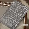 Herramientas para Arte de Uñas: Placas de Estampado, Transferencia de Encaje, Mariposa, Floral, Cuadros Franceses, Estampado de Leopardo, Fuegos Artificiales, Plantillas con Patrón del Año de la Serpiente