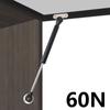 Venta Directa de Fábrica Varilla de Soporte Hidráulico con Amortiguación para Puerta de Gabinete Elevable Corta, Varilla de Resorte de Gas con Función de Parada Libre