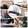 Impresora A4, máquina de transferencia térmica de tatuajes dibujada a mano, papel de transferencia, patrón de tatuaje A4 de cuatro enlaces, máquina de tatuaje, equipo de aguja