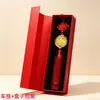 Foil de Oro 999 San Yang Kai Tai Oveja Dorada para la Riqueza, Bolsa de Moneda de Oro del Año de la Oveja Colgante Llavero Regalo Promocional