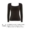 Ropa interior térmica de manga larga con sujetador acolchado para mujer, top interior, liquidación de fin de temporada