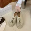 Zapatos Mary Jane deportivos de una sola tira, bailarinas versátiles casuales de encaje con suela blanda, zapatillas de entrenamiento alemanas planas para mujer de estilo retro, casual