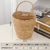 Cesta de Flores Colgante de Hierba de Calabaza Maceta Tejida Cesta de Flores de Paja Decoración DIY para Sala de Estar Balcón Maceta para Planta Verde