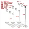 Enfeites de Suporte de Vela Estilo Europeu, Conjunto de Três Peças de Velas de Mesa de Jantar de Luxo, Decorações Galvanizadas para Casamento, Suporte de Vela de Metal