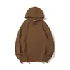 Suministro Transfronterizo de Sudaderas con Capucha Casuales de Otoño e Invierno para Hombre y Mujer, Sudaderas Lisas de Color Sólido sin Cierre con Estampado de Logo Personalización Fabricado Ahora