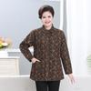 Ropa de Otoño e Invierno para Mujeres de Mediana Edad y Ancianas Camisa de Terciopelo de Abuela Talla Extra para Gordas Ropa para Madres Gordas 100kg Ropa de Algodón Top