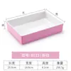 Kaibaiya vajilla de melamina ángulo recto caja cuadrada de plástico plato plato para hot pot comercial plato para barbacoa de autoservicio plato de exhibición