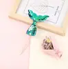 Enchufe decorativo para pastel, creativo, lentejuelas brillantes, lentejuelas de cola de sirena, tarjeta de decoración de amor, accesorios para fiesta