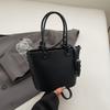 Bolsa de Mão Feminina com Padrão de Lichia Coreano 2026 Nova Tendência Moda Primavera Bolsa Saco Bolsa Transversal